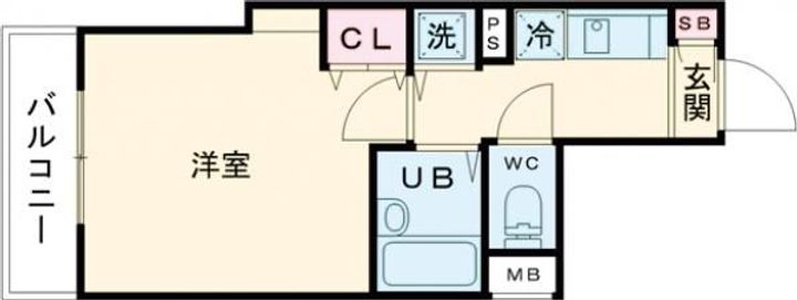 トーシンフェニックス高田馬場弐番館の間取り