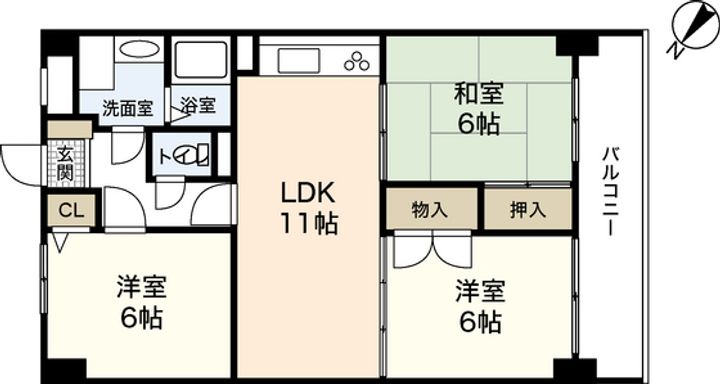 ロイヤルハイツ下田弐番館の間取り