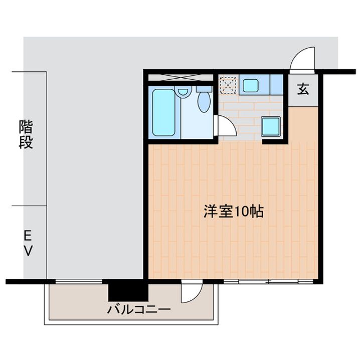 静岡県浜松市中央区城北1(マンション)の賃貸物件の間取り