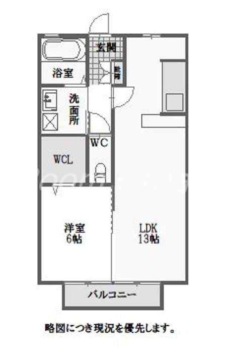 フレア内浜の間取り