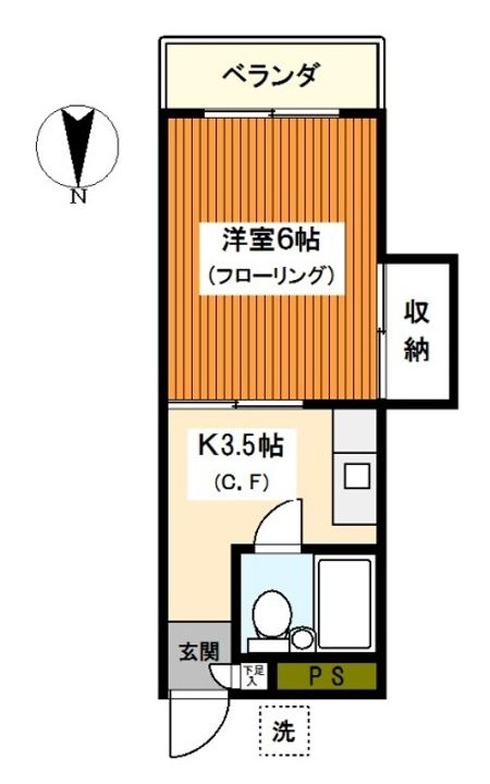コーポ瀬戸の間取り