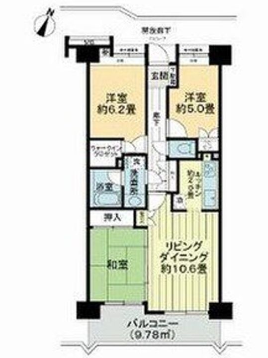 ファミールグラン上杉二丁目の間取り