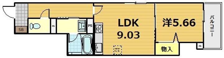 Sha Maison Les Boisの間取り