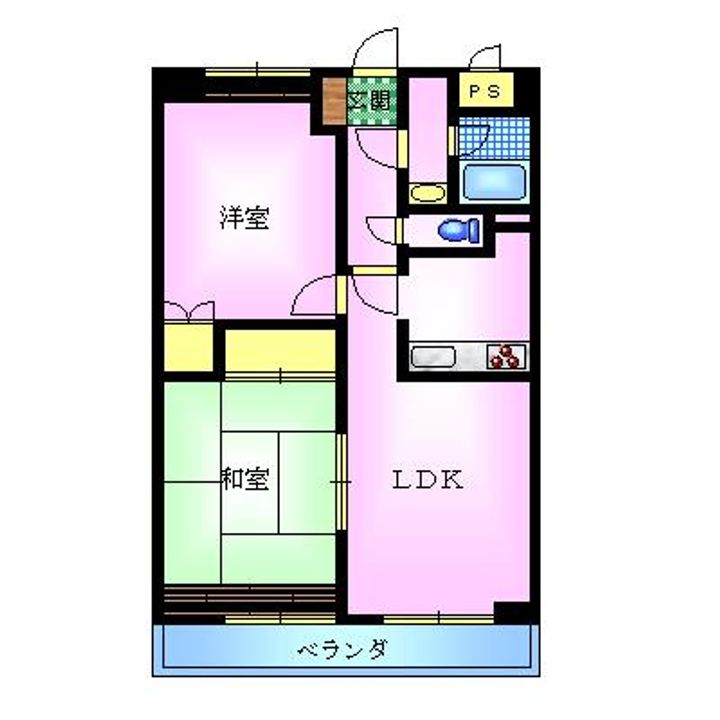 エスポワール大島の間取り
