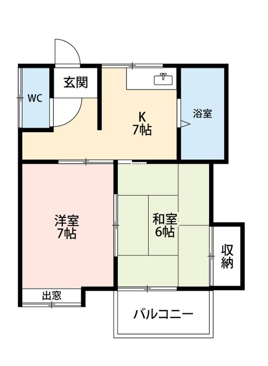浅井アパートの間取り