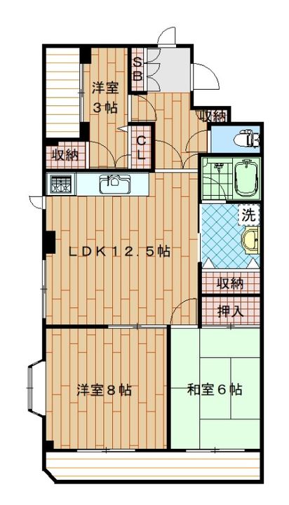 サンコーポの間取り
