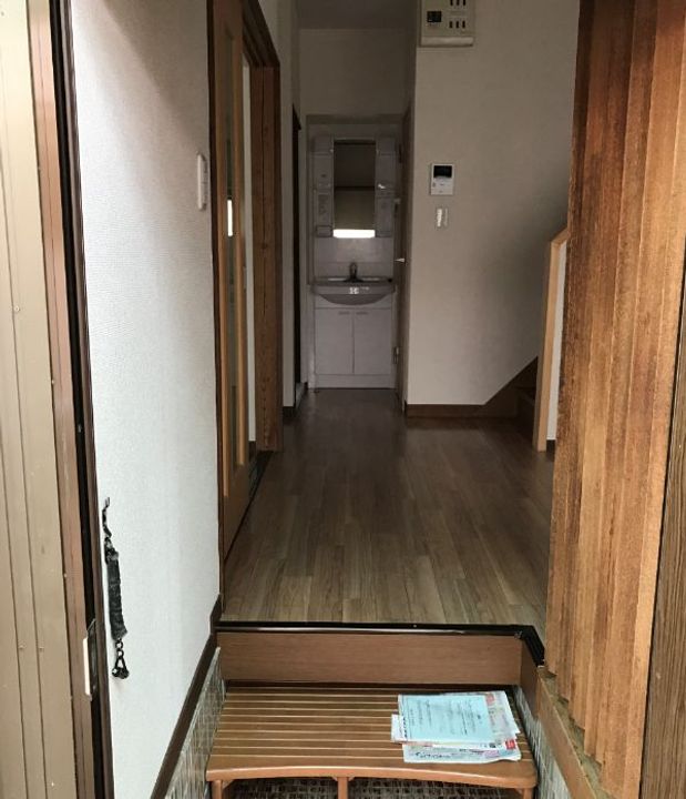 広島県福山市本庄町中3(一戸建)の賃貸物件の玄関