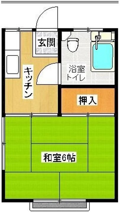 第2さいわい荘の間取り