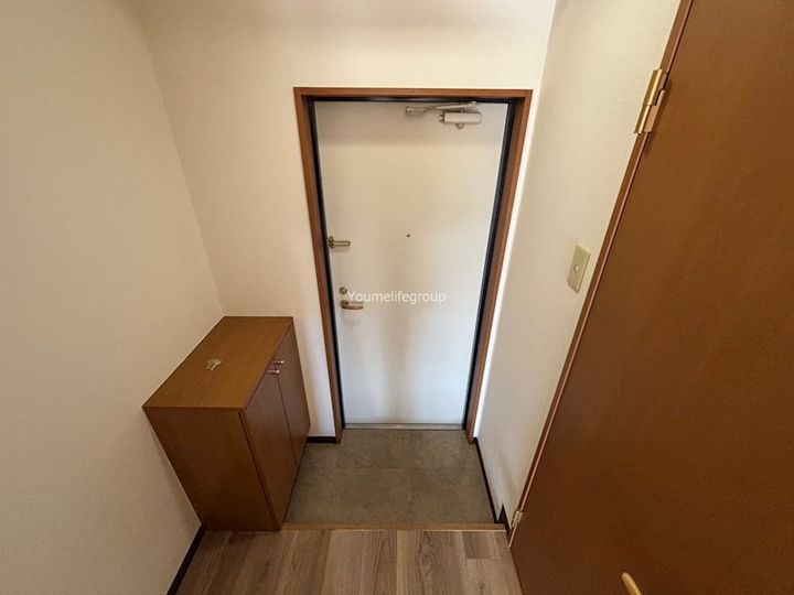 神奈川県茅ヶ崎市中島(マンション)の賃貸物件の玄関