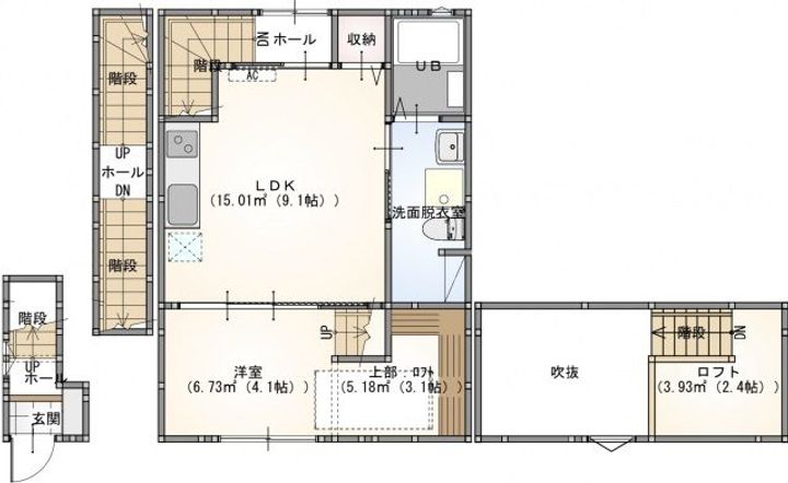 Le Lien助実(ル リアンスケザネ)の間取り