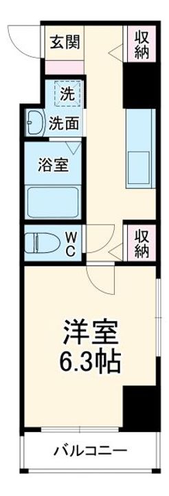 ClaireFontaine西船橋の間取り