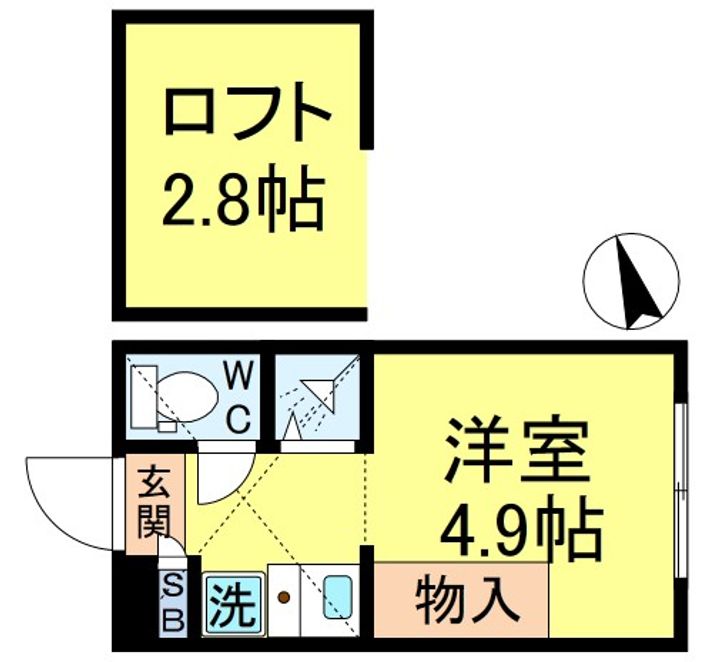 ハーモニーテラス新小岩IIIの間取り
