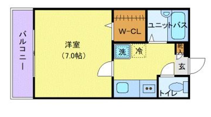 神奈川県藤沢市善行坂1(アパート)の賃貸物件の間取り
