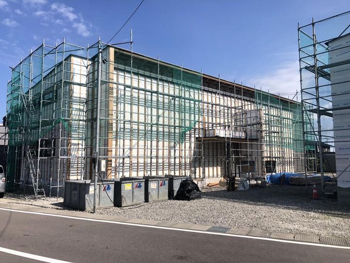 仮称)蓮花寺アパート A棟の外観