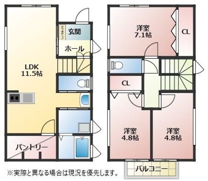 佐賀県佐賀市八戸2(一戸建)の賃貸物件の間取り