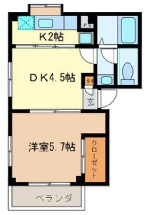 アブニールの間取り