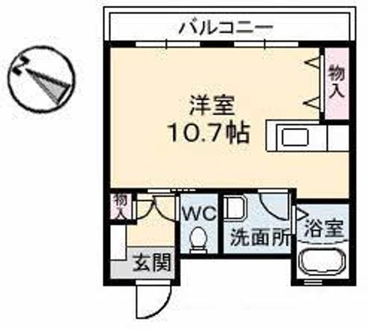 広島県広島市佐伯区五日市駅前1(マンション)の賃貸物件の間取り