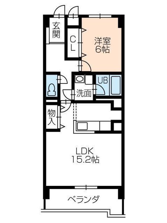 リベルテONEの間取り