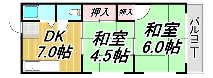 モリノブハイツの間取り
