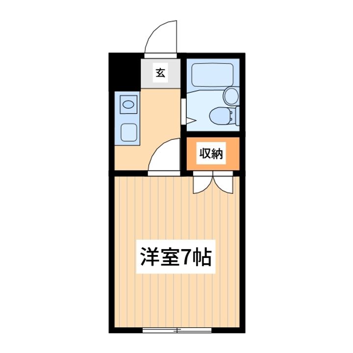 東京都府中市住吉町1(アパート)の賃貸物件の間取り