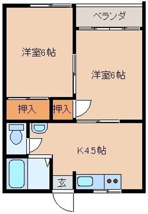 メゾン天の原の間取り