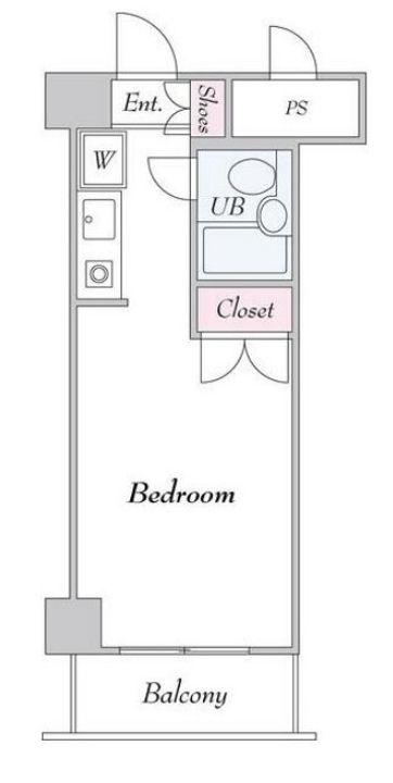神奈川県川崎市川崎区日進町(マンション)の賃貸物件の間取り