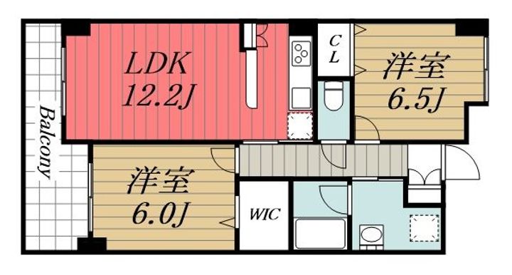 千葉県千葉市緑区おゆみ野南2(マンション)の賃貸物件の間取り