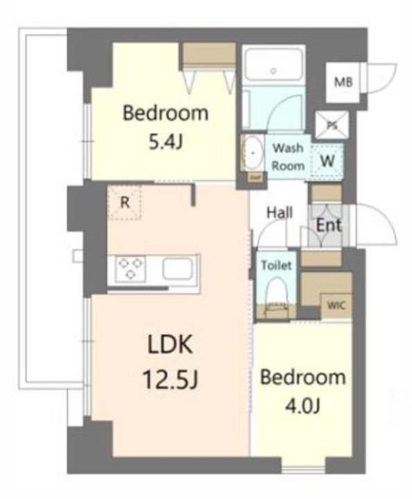 S-RESIDENCE王子enableの間取り