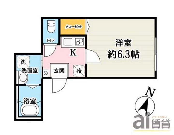 埼玉県入間市東藤沢3(アパート)の賃貸物件の間取り