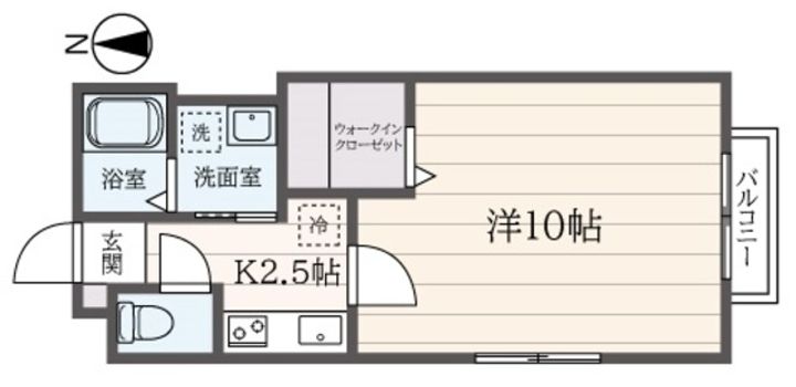 神奈川県横浜市港南区港南台3(アパート)の賃貸物件の間取り