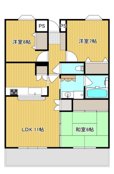 グランドール朝霞の間取り