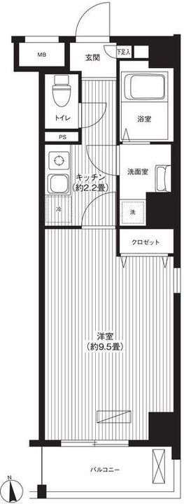 東京都豊島区南池袋1(マンション)の賃貸物件の間取り