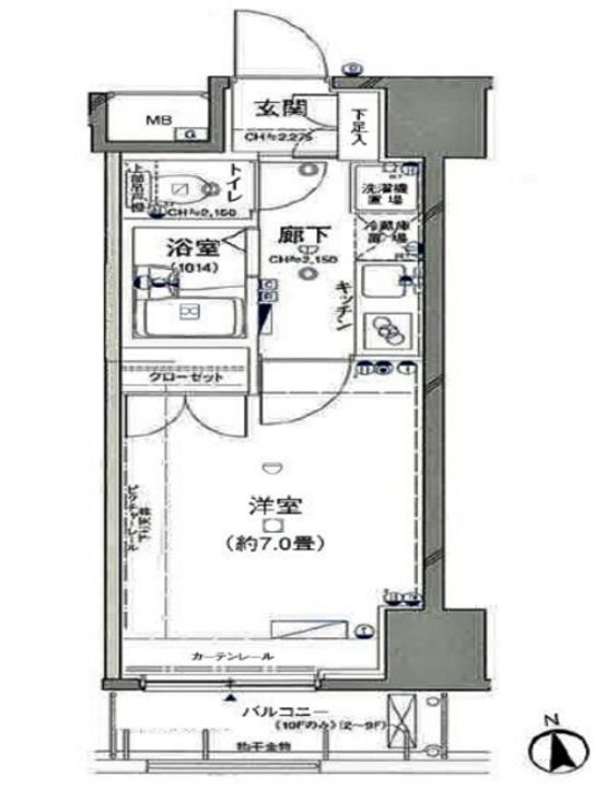 GRAZIA南砂町の間取り