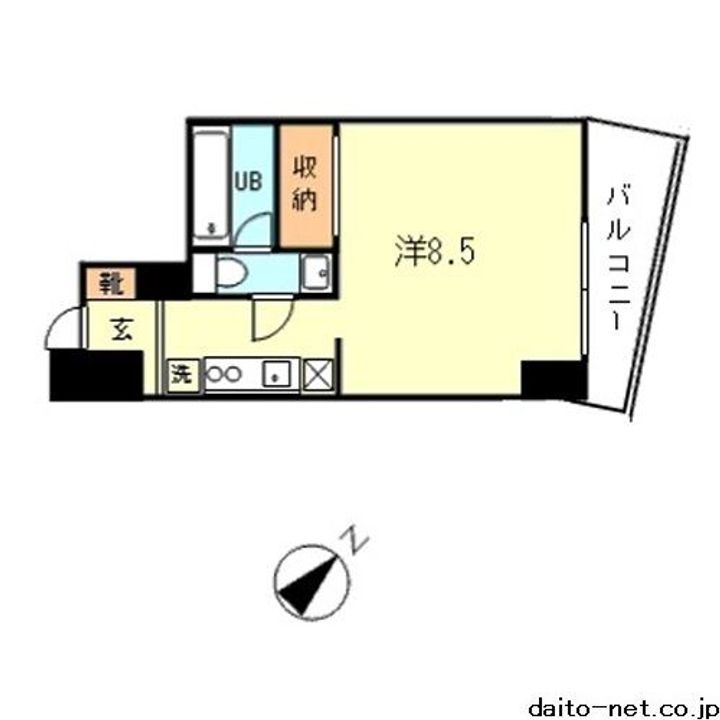 ディアニス三軒茶屋の間取り