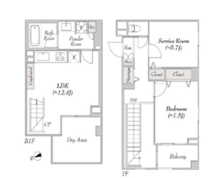ミリアレジデンス白金台の間取り