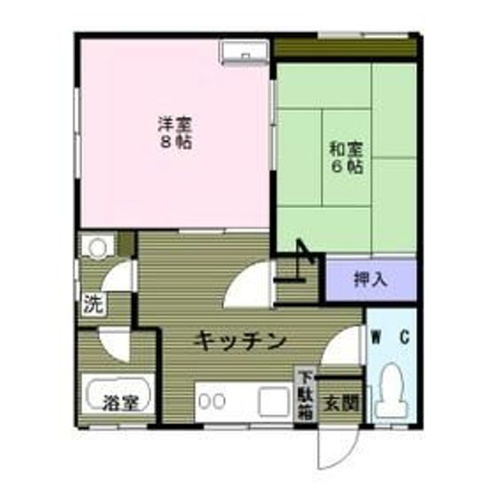 ハイツ長倉 Iの間取り