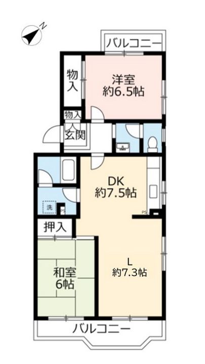 UR鈴の宮の間取り