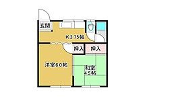 布屋荘の間取り