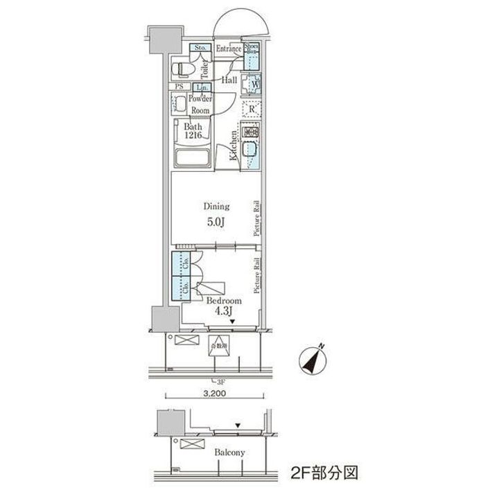 パークアクシス横濱大通り公園の間取り