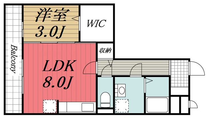 千葉県市原市八幡(アパート)の賃貸物件の間取り