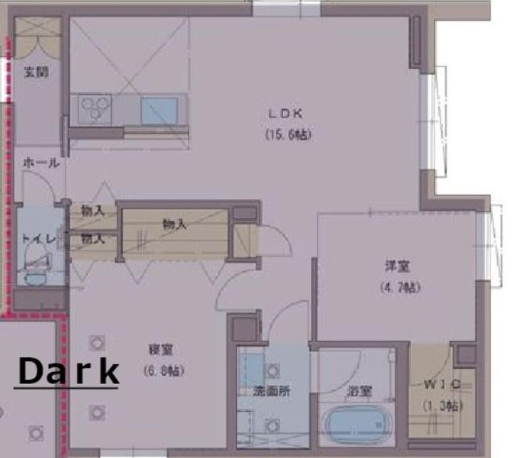 仮称 神通町 シャーメゾンの間取り