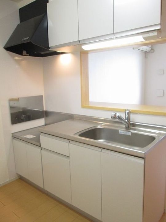 新潟県魚沼市井口新田(アパート)の賃貸物件のキッチン