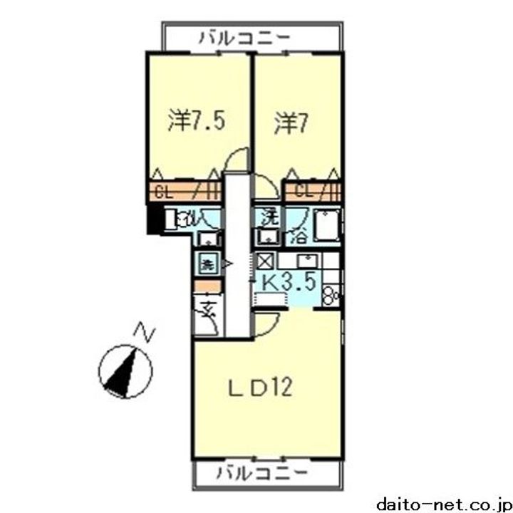 ウインズアンの間取り