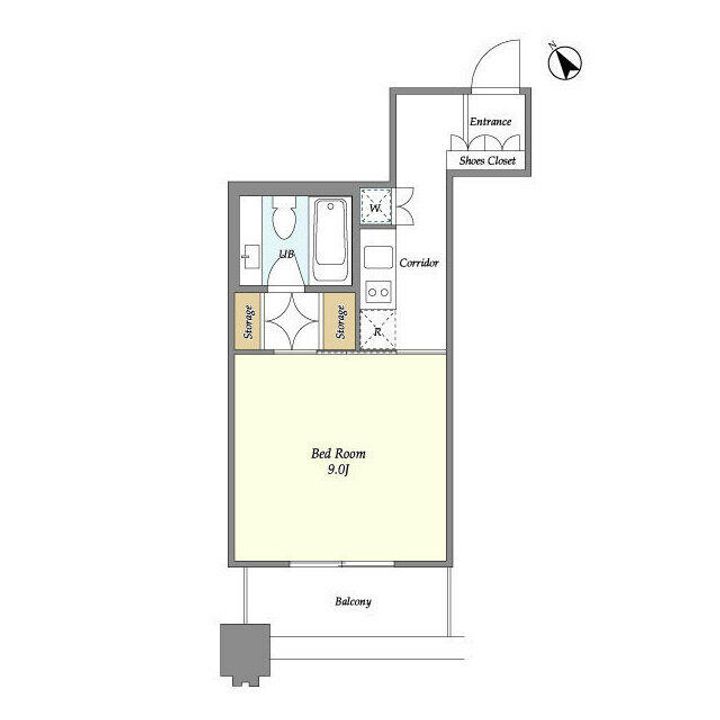 東京都品川区東五反田5(マンション)の賃貸物件の間取り