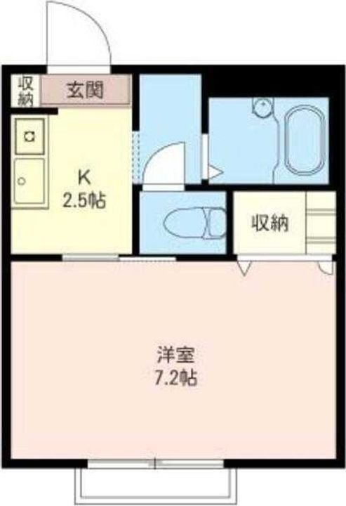 東京都日野市豊田3(アパート)の賃貸物件の間取り