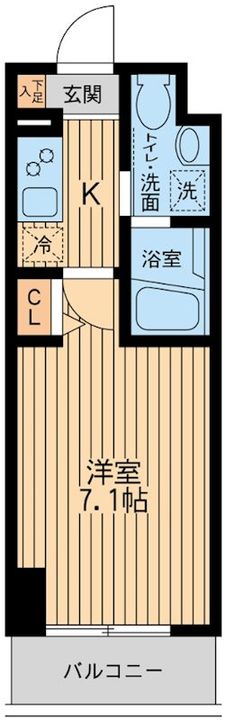 HF関内レジデンスの間取り