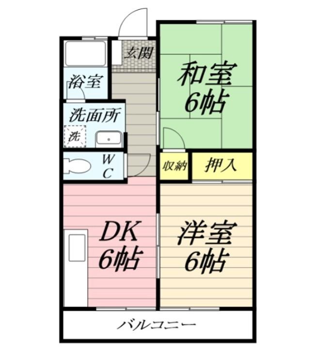 神奈川県小田原市南鴨宮2(マンション)の賃貸物件の間取り
