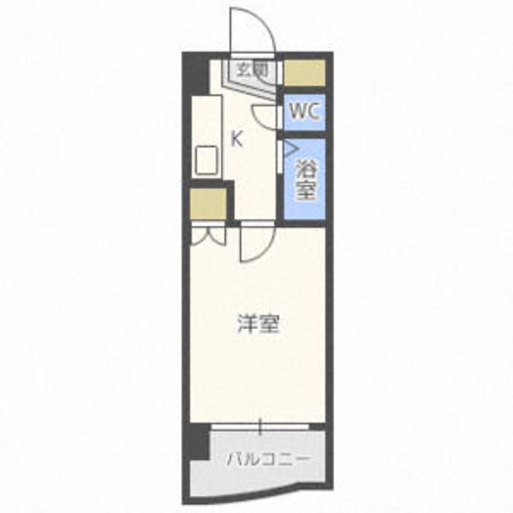 シティ豊平70の間取り