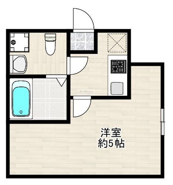 東京都大田区東蒲田1の賃貸アパートの間取り