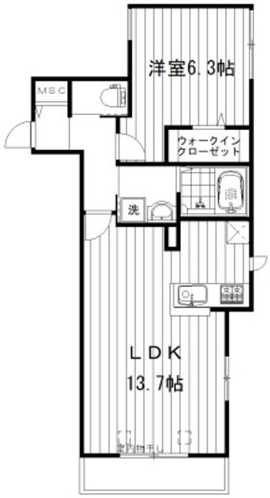メゾン新中野の間取り